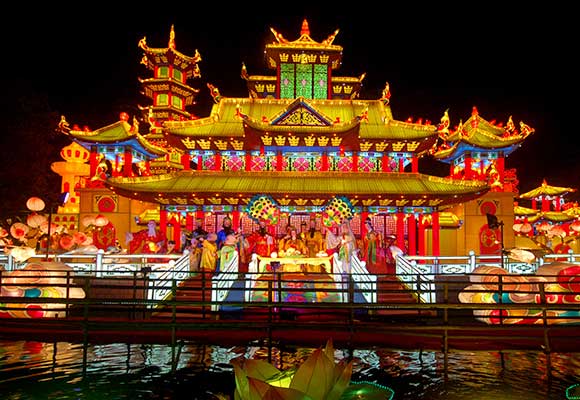 专业元宵节大型彩灯花灯制作