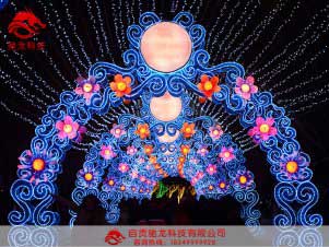 彩灯多彩流亭展，点亮青岛河畔