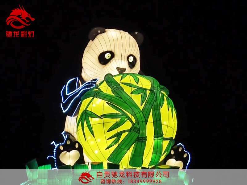 元宵花灯制作大型花灯过程