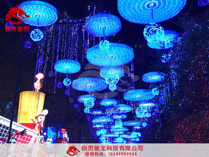 亚特兰蒂斯主题公园举办奇幻彩灯节