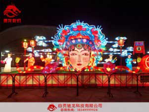 彩灯公司打造中国特色彩灯小镇