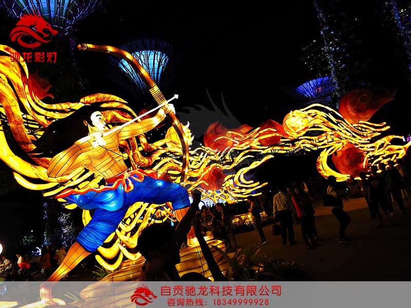大型彩灯工艺