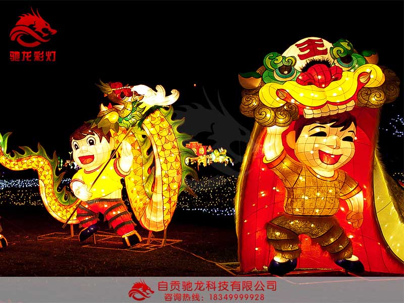 灯会制作善财童子