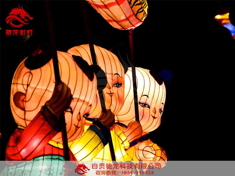 灯会善财童子