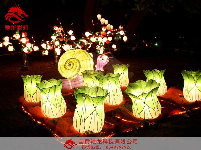 百财如意花灯
