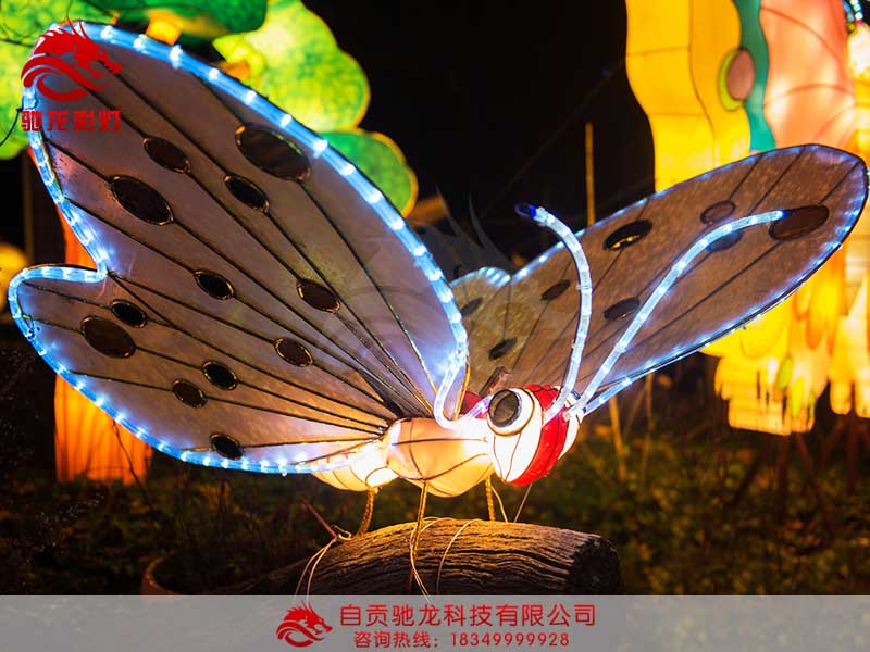 蝴蝶灯会灯组