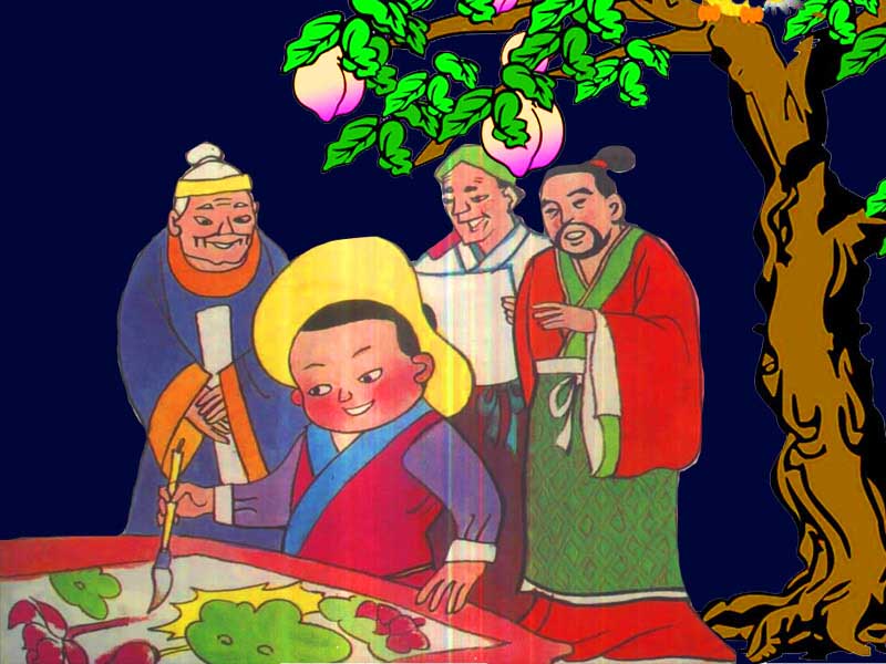元宵神笔马良花灯设计