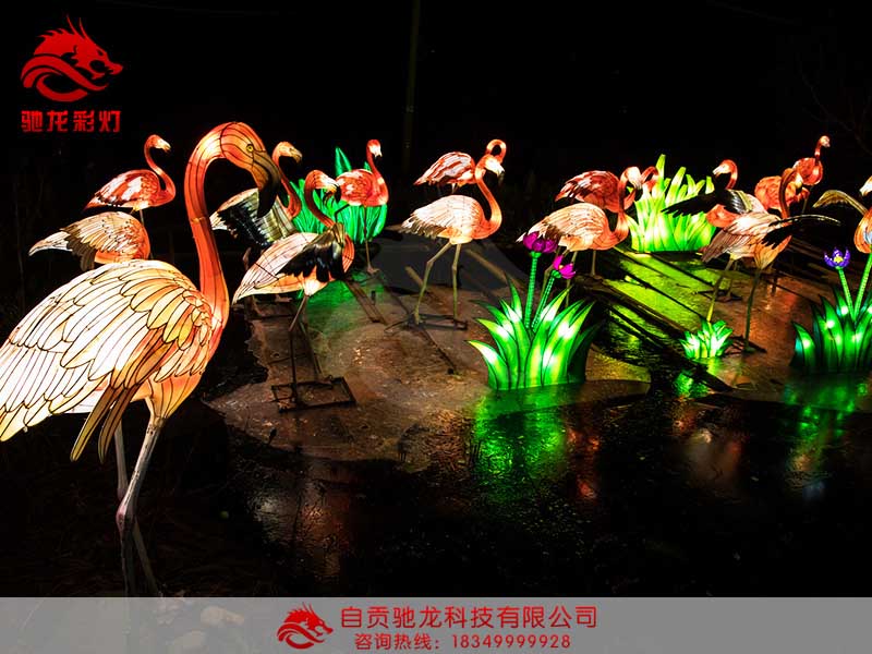 火烈鸟花灯