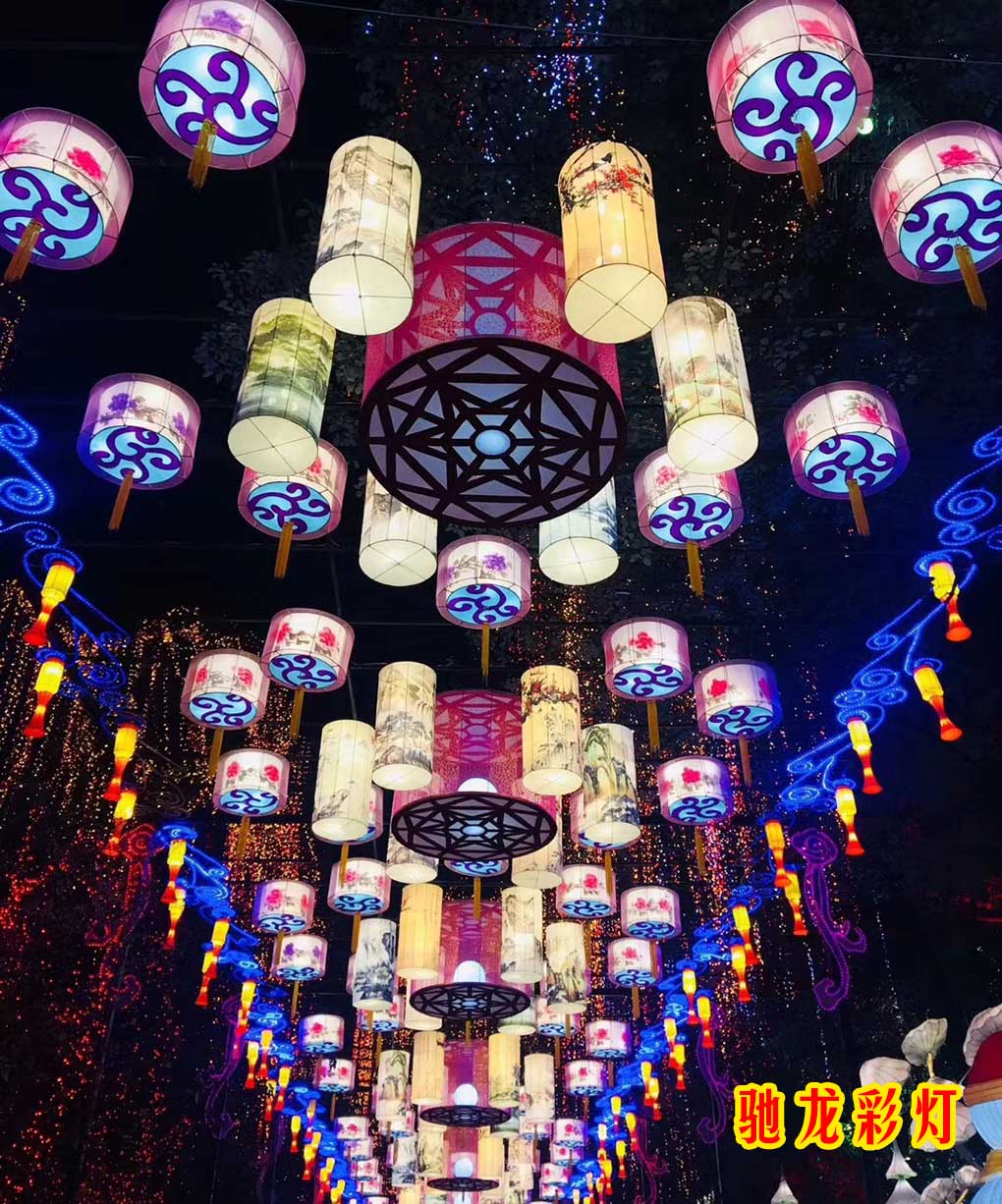 自贡灯会走廊