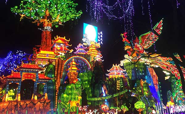 自贡2018春节灯会