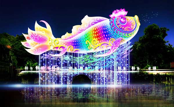 花灯彩灯制作