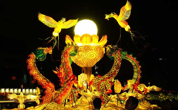 花灯彩灯佛教