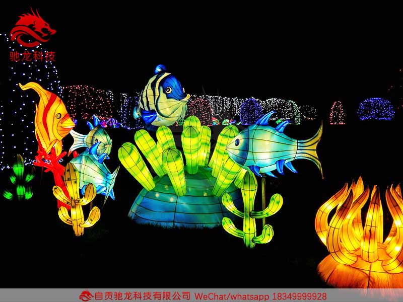 花灯制作-海洋鱼生物造型灯ocean lantern
