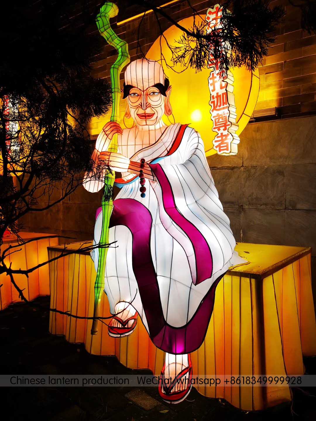 佛教花灯Buddhist lantern