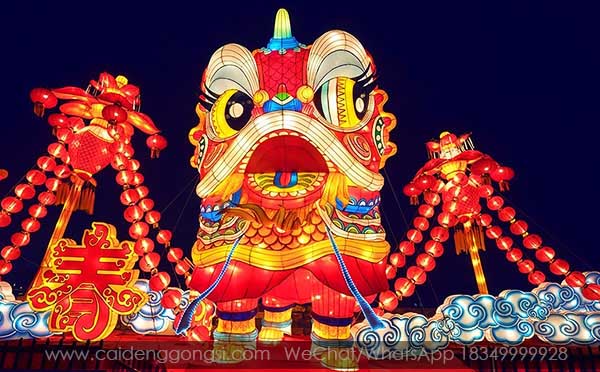上元佳节佛教彩灯制作