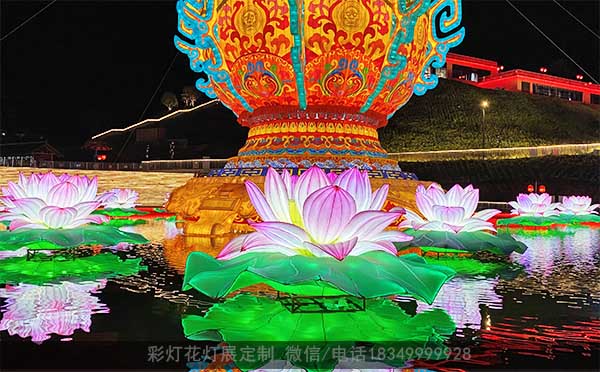 端午节放花灯