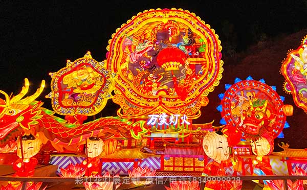 花灯厂家定制造型灯笼四大步骤！