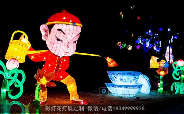 茶文化花灯