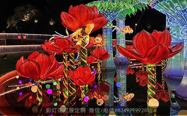 彩灯制作工厂介绍济南趵突泉灯会历史！