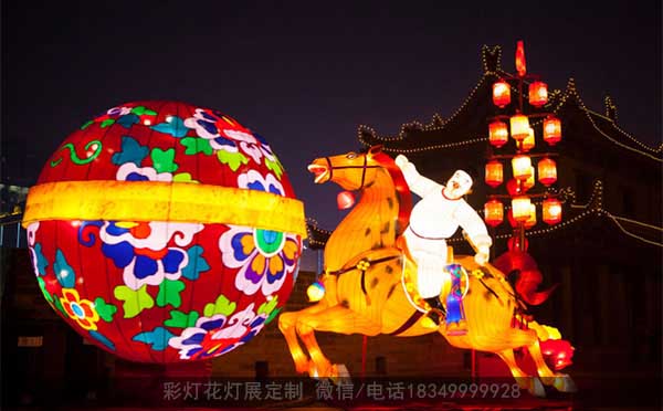 西安古城墙灯展