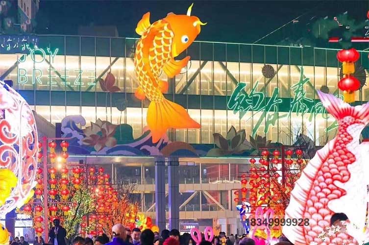 北京火神庙虎年花灯