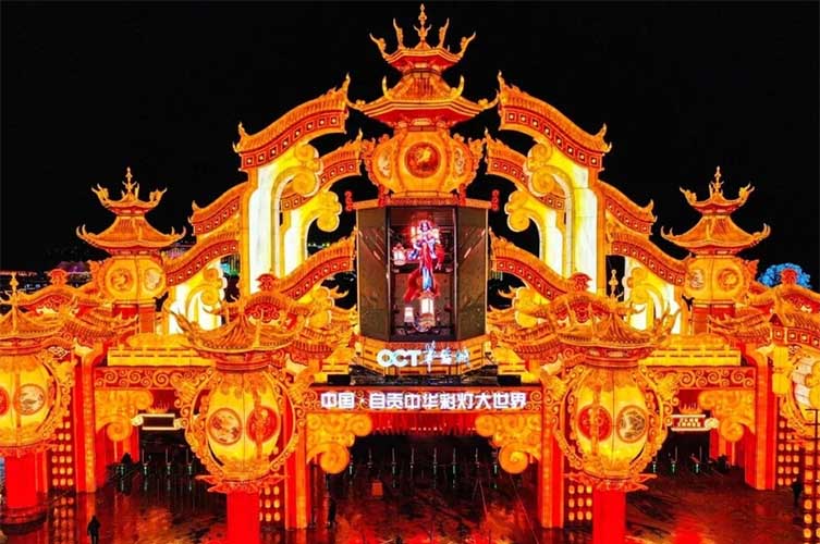 2月4日，自贡灯会限流暂停购票